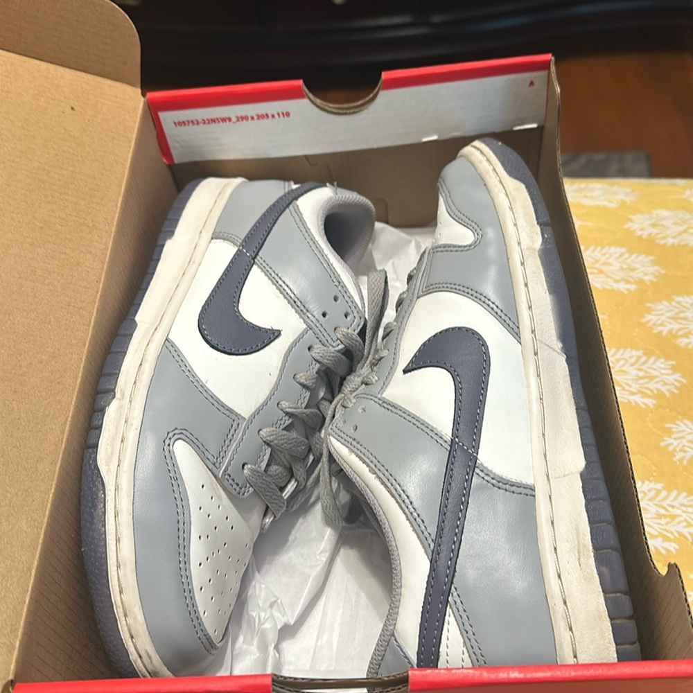Nike Dunks in light grey